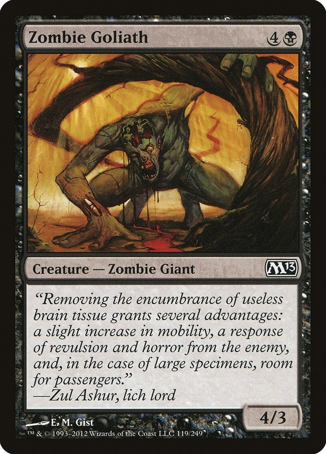 Image for Zombie Goliath (119) (Magic 2013 (M13)) - Magic: The Gathering