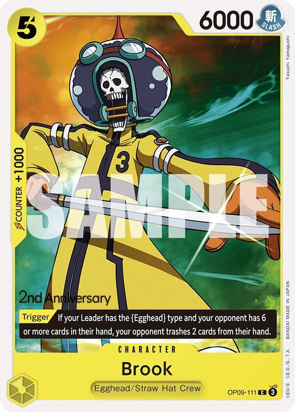 Image for Brook (111) (OP09-111) (Emperors in the New World: 2nd Anniversary Tournament Cards) - One Piece Card Game