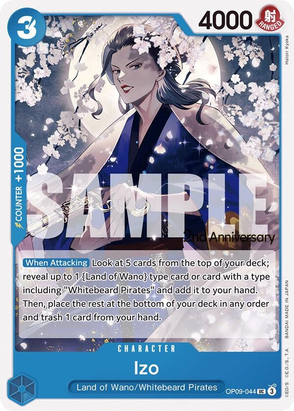 Image for Izo (OP09-044) (Emperors in the New World: 2nd Anniversary Tournament Cards) - One Piece Card Game
