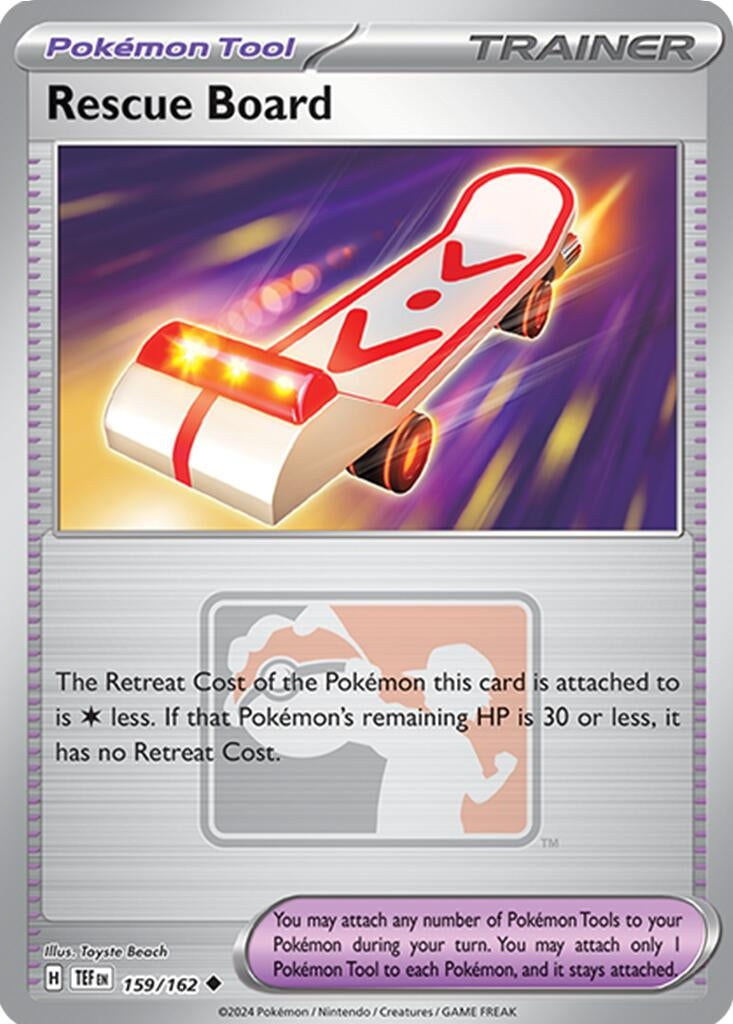 Image for Rescue Board - 159/162 (League Promo) (159/162) (League & Championship Cards) - Pokemon