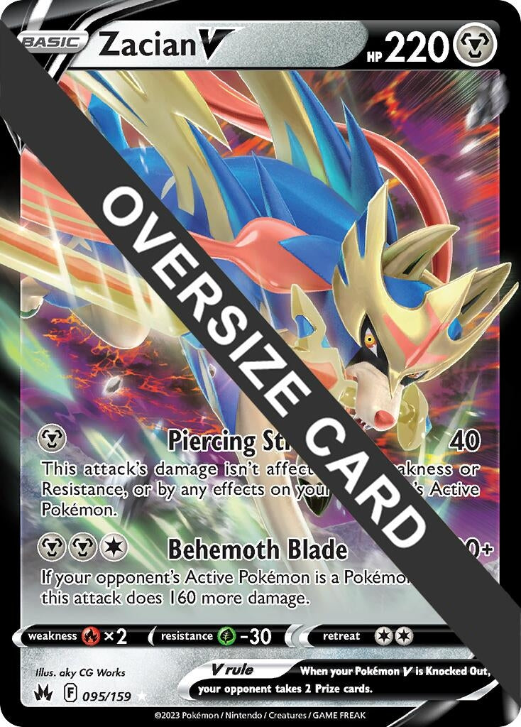 Image for Zacian V (095/159) (Jumbo Cards) - Pokemon