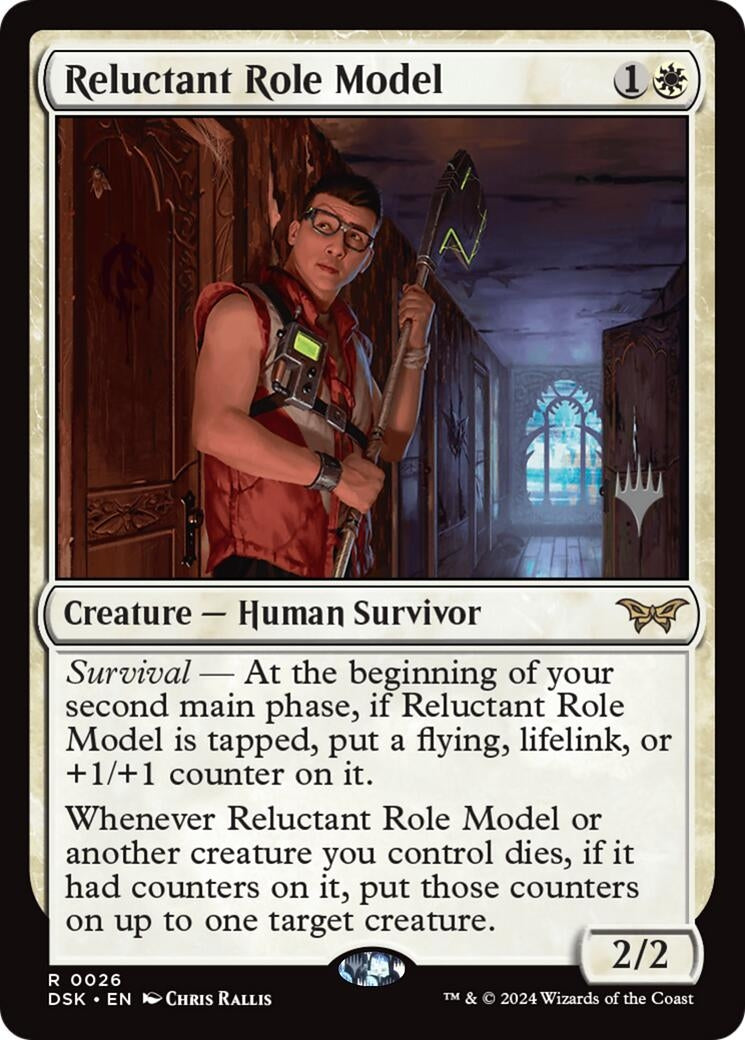 Image for Reluctant Role Model (26) (Promo Pack: Duskmourn: House of Horror) - Magic: The Gathering
