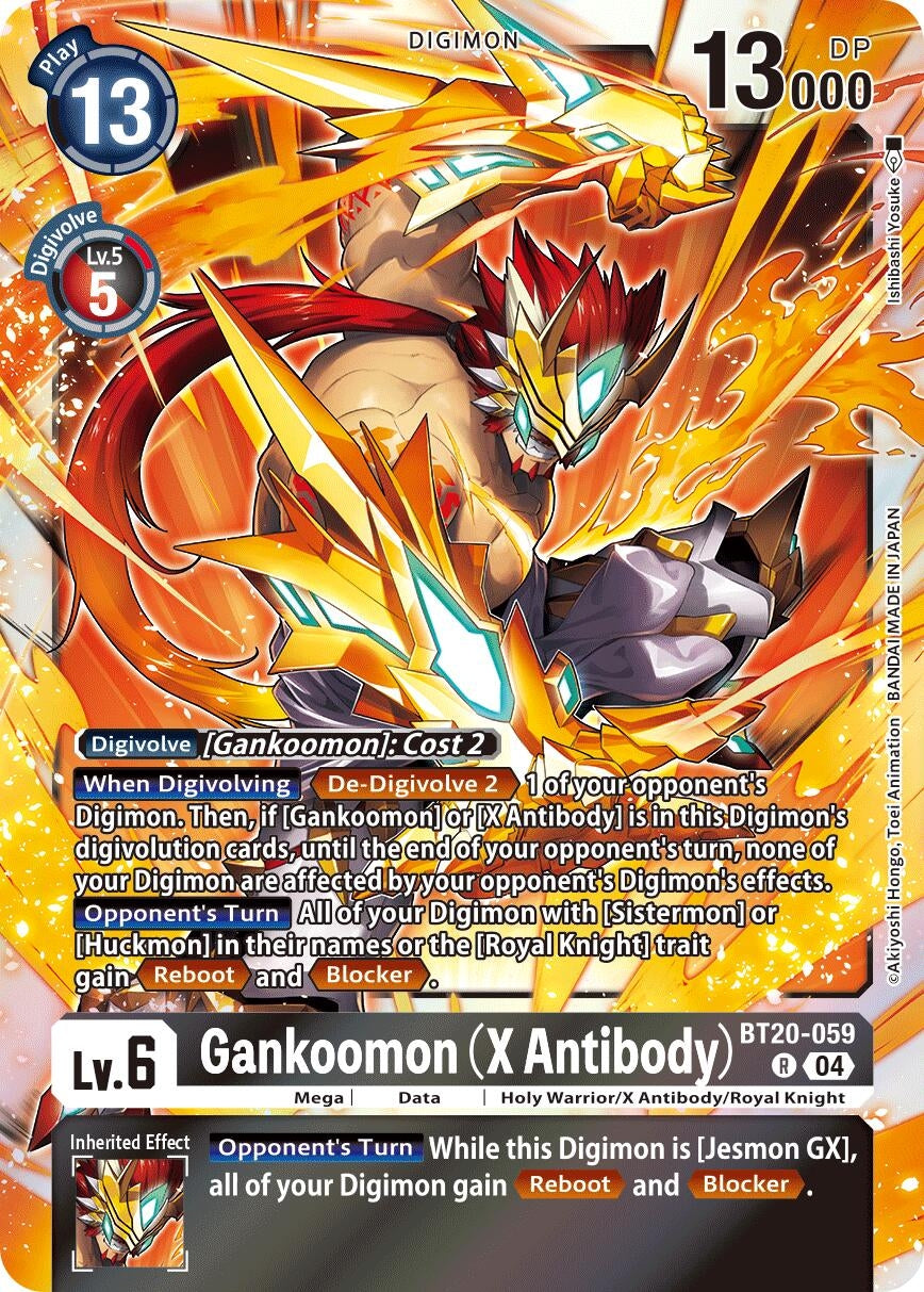 Image for Gankoomon (X Antibody) (BT20-059 R) (Release Special Booster 2.5) - Digimon Card Game