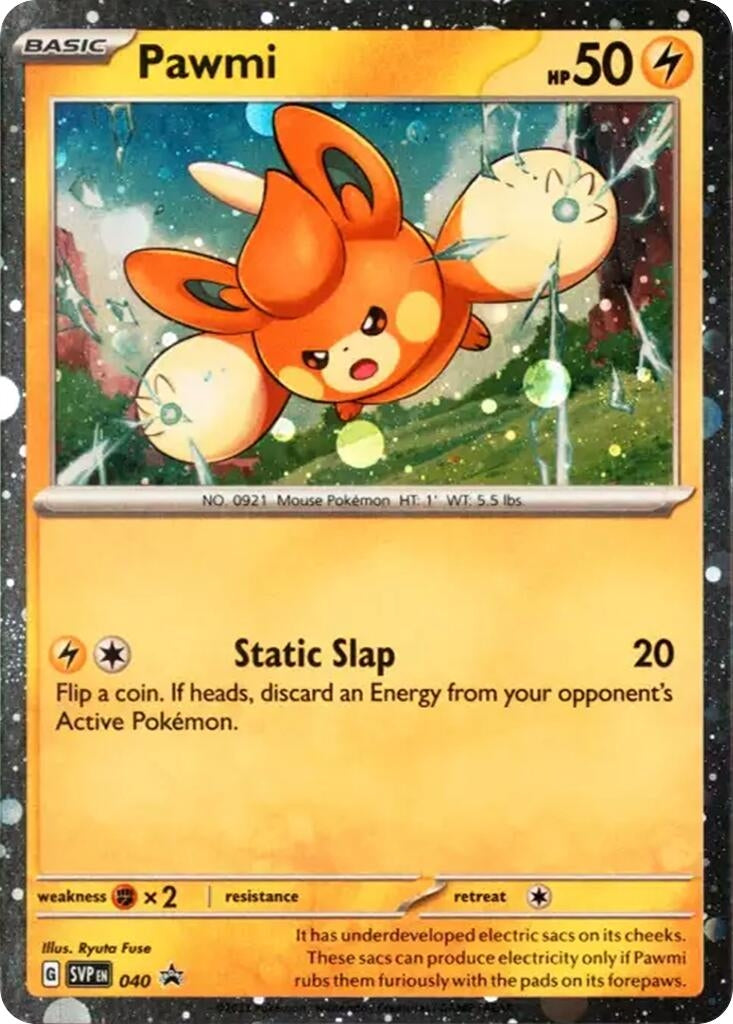 Image for Pawmi - 040 (Cosmos Holo) (040) (SV: Scarlet & Violet Promo Cards) - Pokemon
