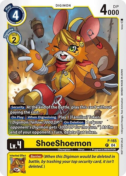 Image for ShoeShoemon (Store Tournament 2025 Vol.1 Participation Pack) (P-165 P) (Digimon Promotion Cards) - Digimon Card Game