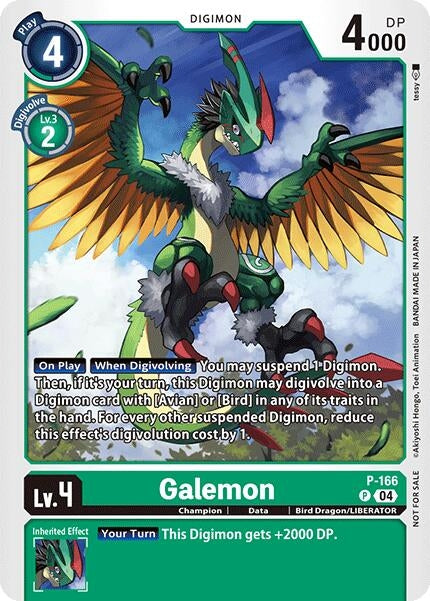 Image for Galemon (Store Tournament 2025 Vol.1 Participation Pack) (P-166 P) (Digimon Promotion Cards) - Digimon Card Game