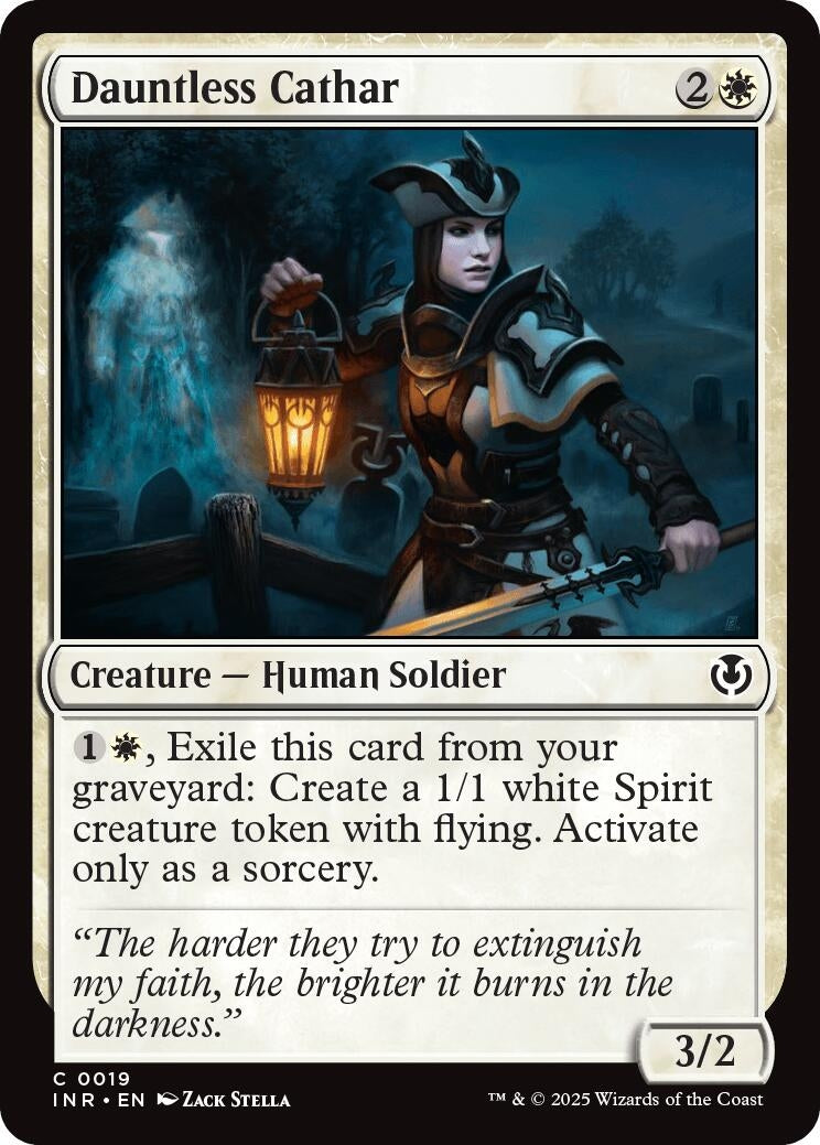 Image for Dauntless Cathar (19) (Innistrad Remastered) - Magic: The Gathering