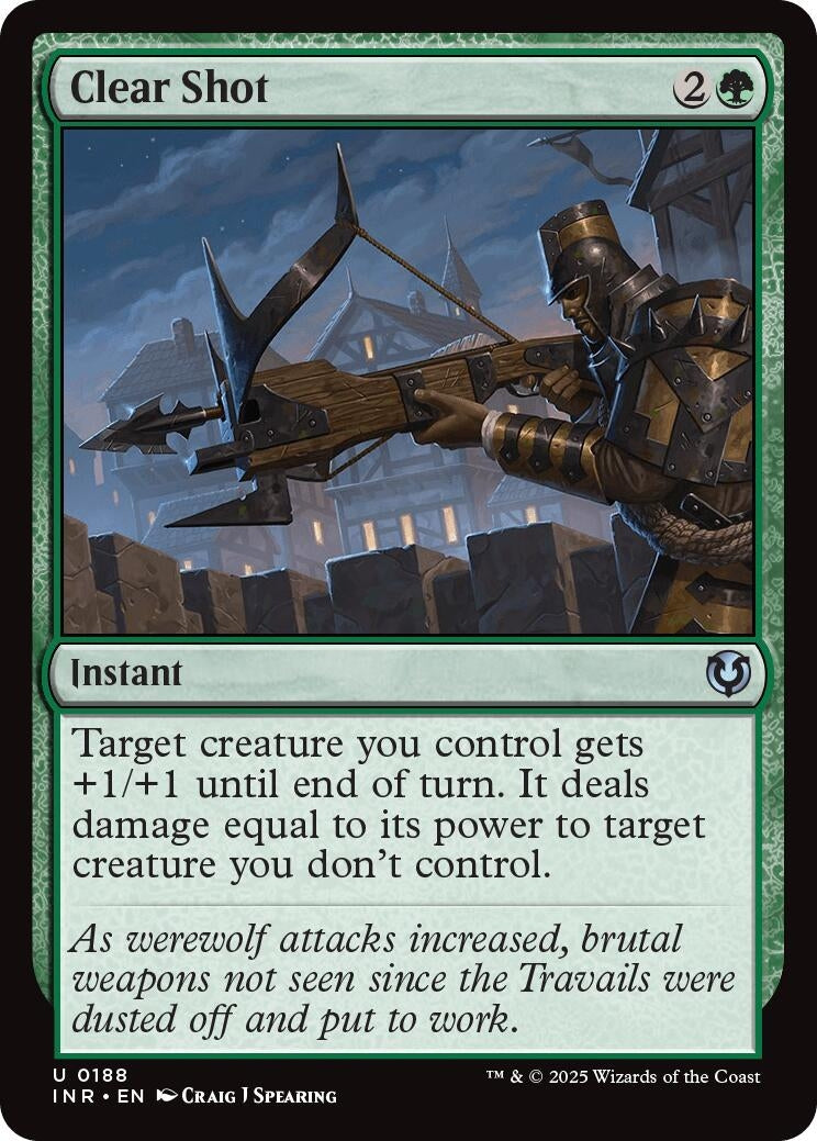Image for Clear Shot (188) (Innistrad Remastered) - Magic: The Gathering