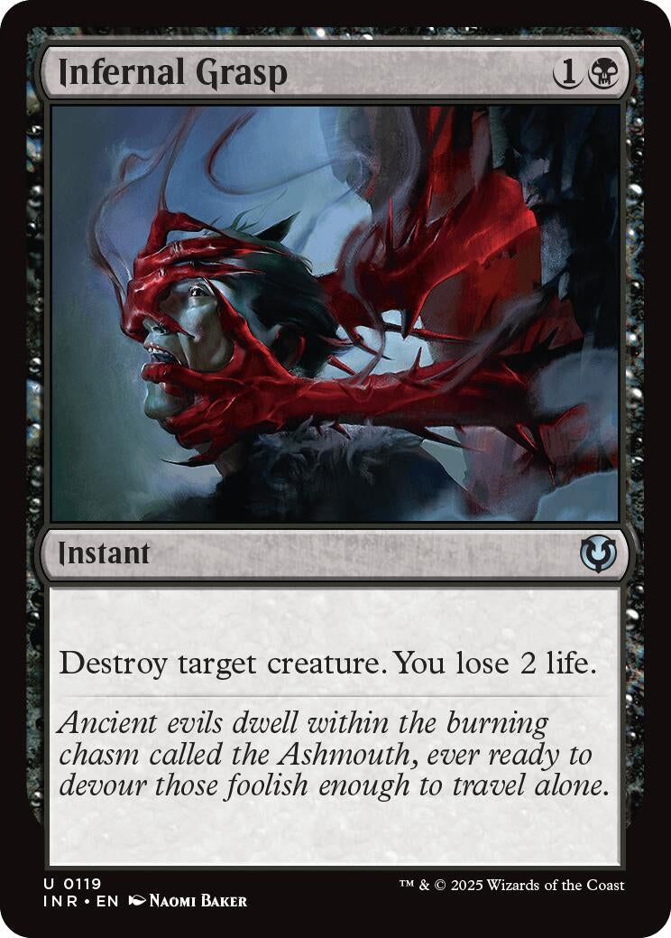 Image for Infernal Grasp (119) (Innistrad Remastered) - Magic: The Gathering