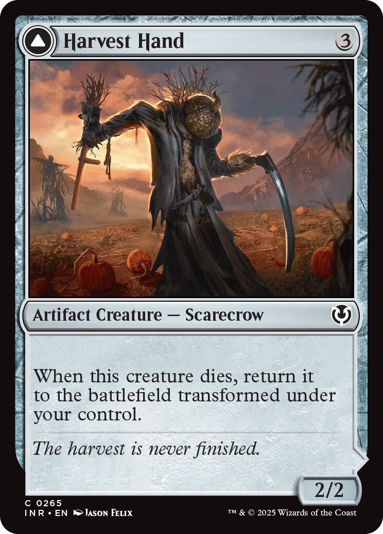 Image for Harvest Hand (265) (Innistrad Remastered) - Magic: The Gathering