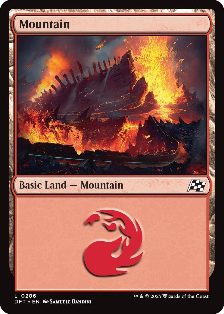 Image for Mountain (0286) (286) (Aetherdrift) - Magic: The Gathering