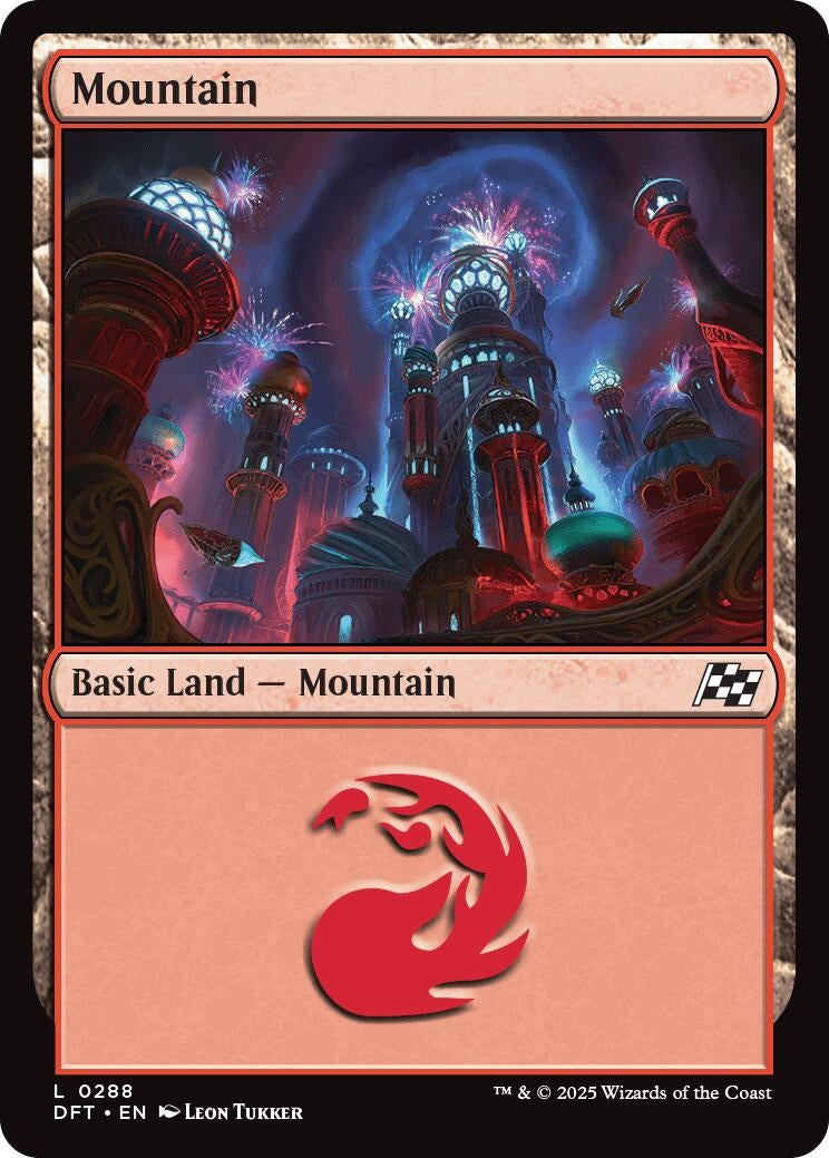 Image for Mountain (0288) (288) (Aetherdrift) - Magic: The Gathering