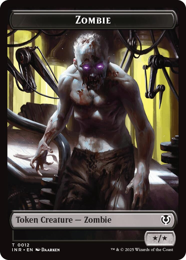 Image for Zombie (0011) // Zombie (0012) Double-Sided Token (11 // 12) (Innistrad Remastered) - Magic: The Gathering