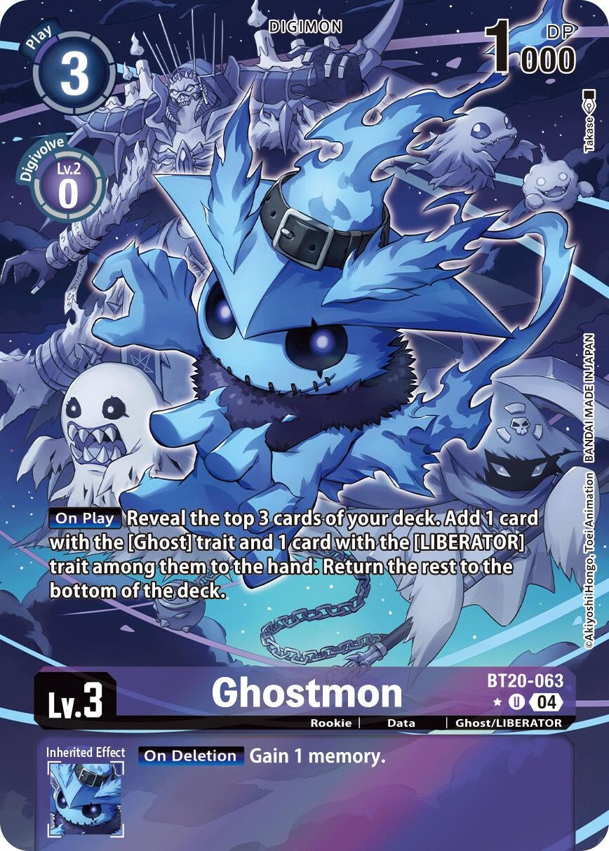 Image for Ghostmon (Alternate Art) (BT20-063 U) (Release Special Booster 2.5) - Digimon Card Game