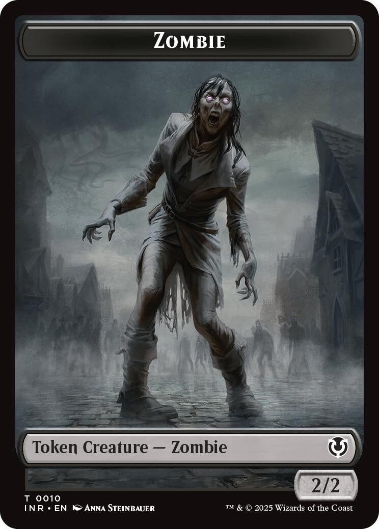 Image for Zombie (0010) // Blood Double-Sided Token (10 // 21) (Innistrad Remastered) - Magic: The Gathering