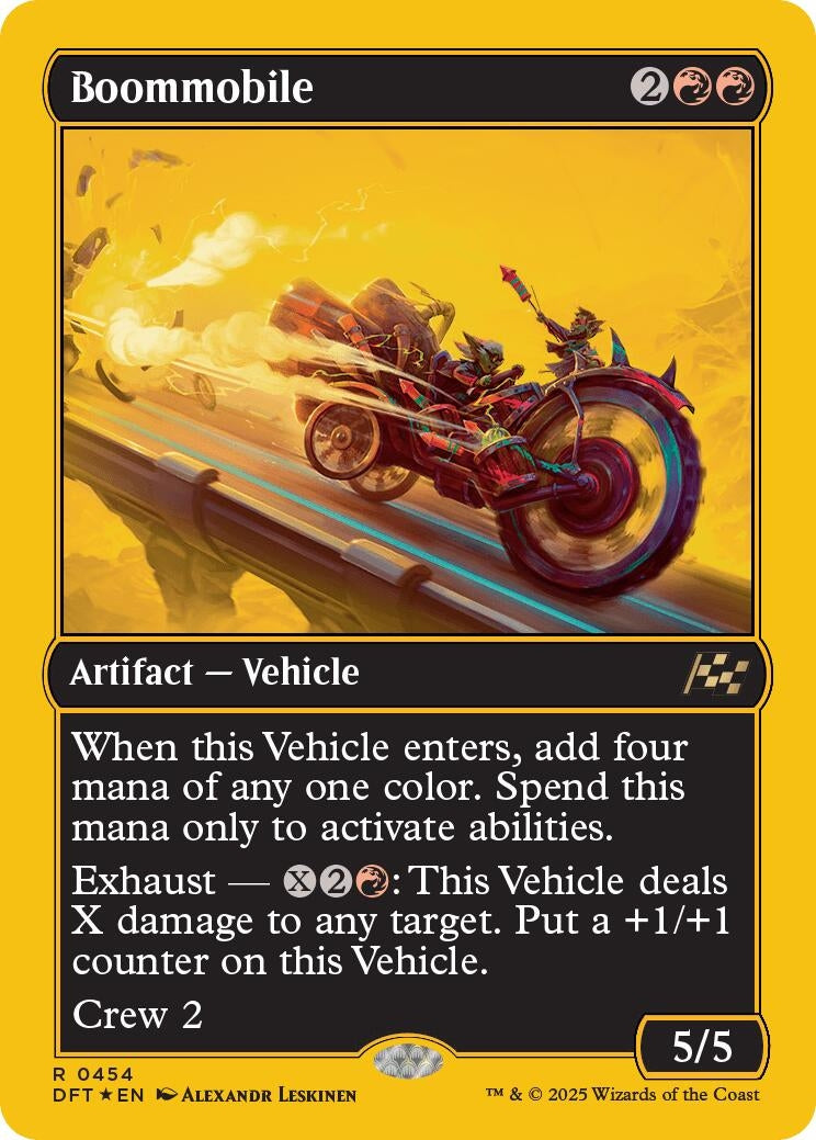 Image for Boommobile (First-Place Foil) (454) (Aetherdrift) - Magic: The Gathering