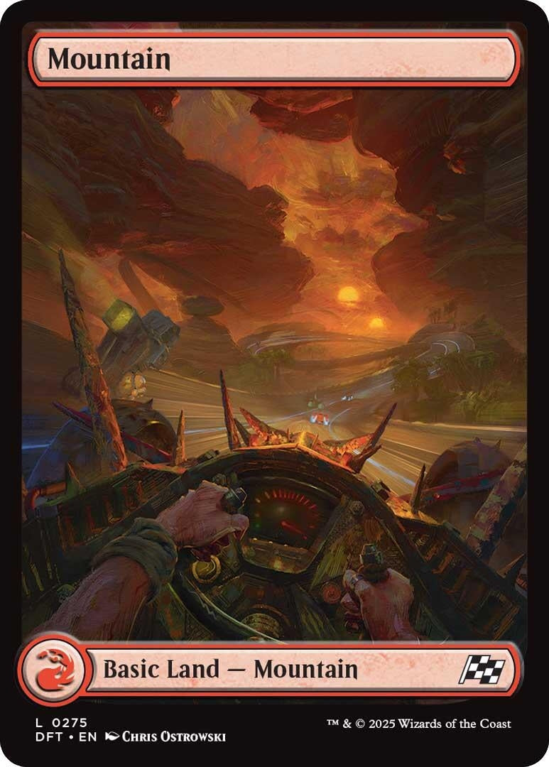 Image for Mountain (0275) (275) (Aetherdrift) - Magic: The Gathering
