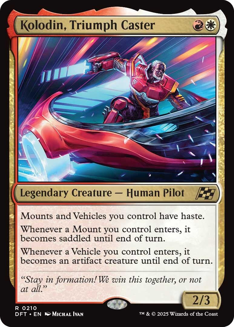 Image for Kolodin, Triumph Caster (210) (Aetherdrift) - Magic: The Gathering