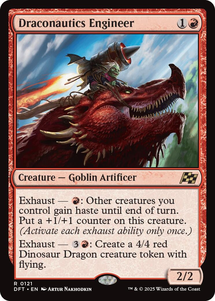 Image for Draconautics Engineer (121) (Aetherdrift) - Magic: The Gathering