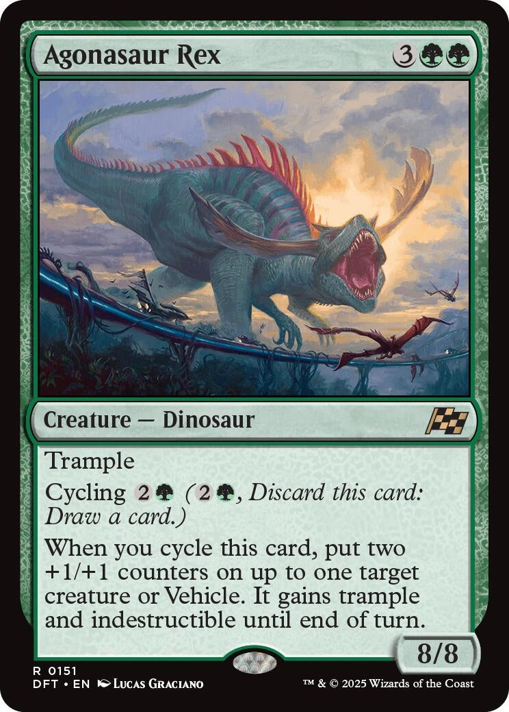 Image for Agonasaur Rex (151) (Aetherdrift) - Magic: The Gathering