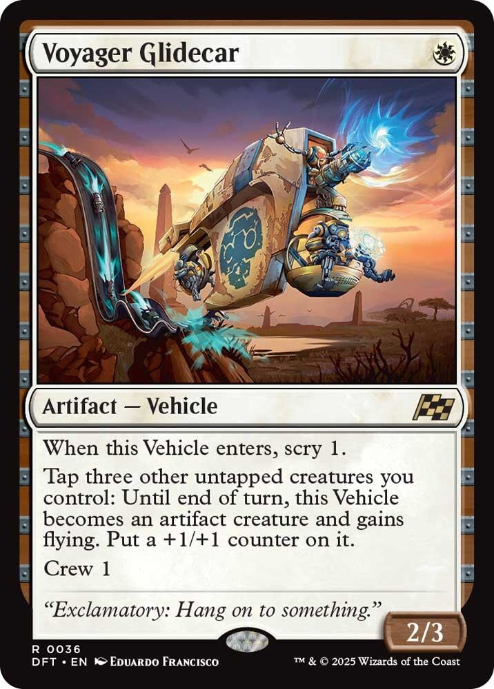 Image for Voyager Glidecar (36) (Aetherdrift) - Magic: The Gathering