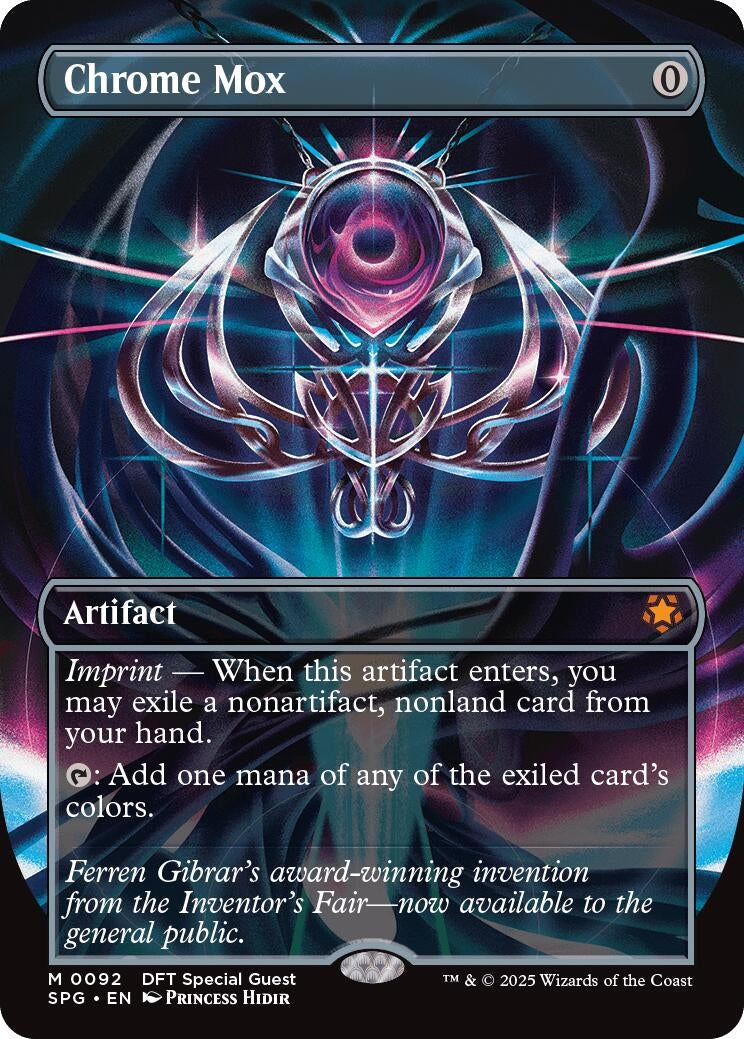 Image for Chrome Mox (Borderless) (92) (Special Guests) - Magic: The Gathering