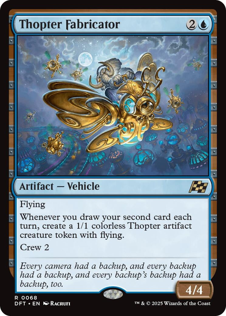 Image for Thopter Fabricator (68) (Aetherdrift) - Magic: The Gathering