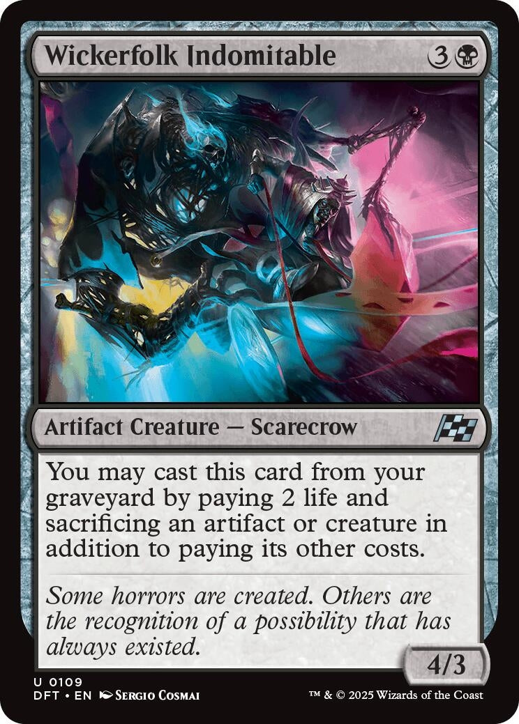 Image for Wickerfolk Indomitable (109) (Aetherdrift) - Magic: The Gathering
