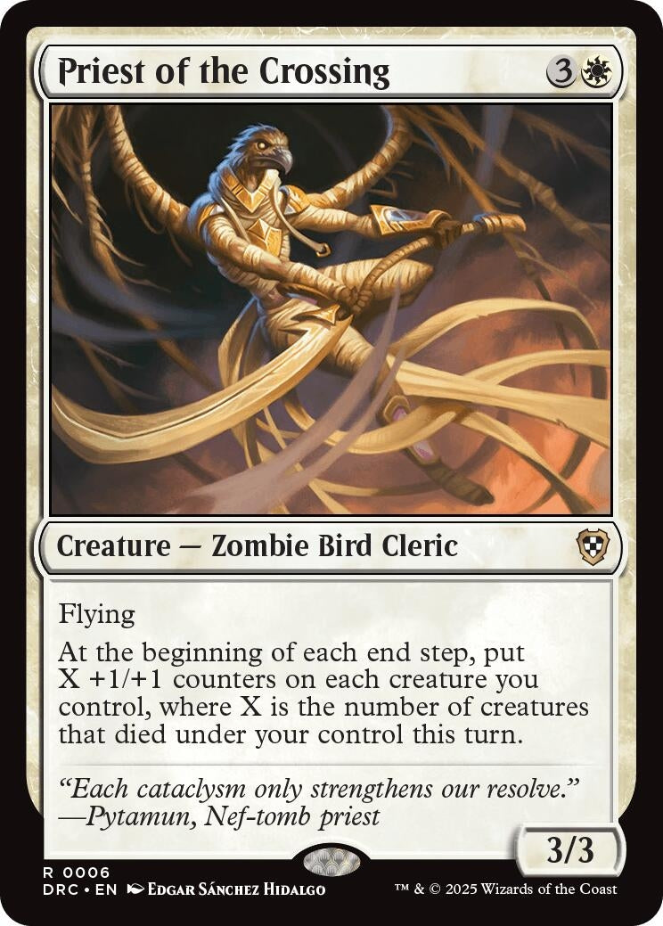 Image for Priest of the Crossing (6) (Commander: Aetherdrift) - Magic: The Gathering