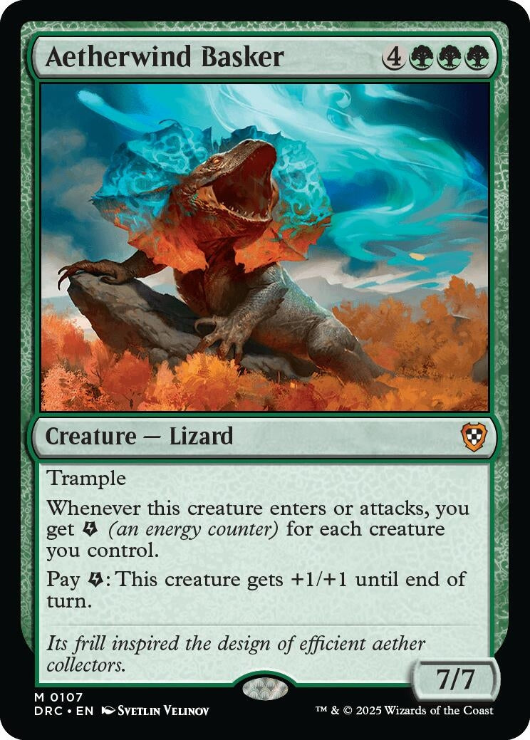 Image for Aetherwind Basker (107) (Commander: Aetherdrift) - Magic: The Gathering