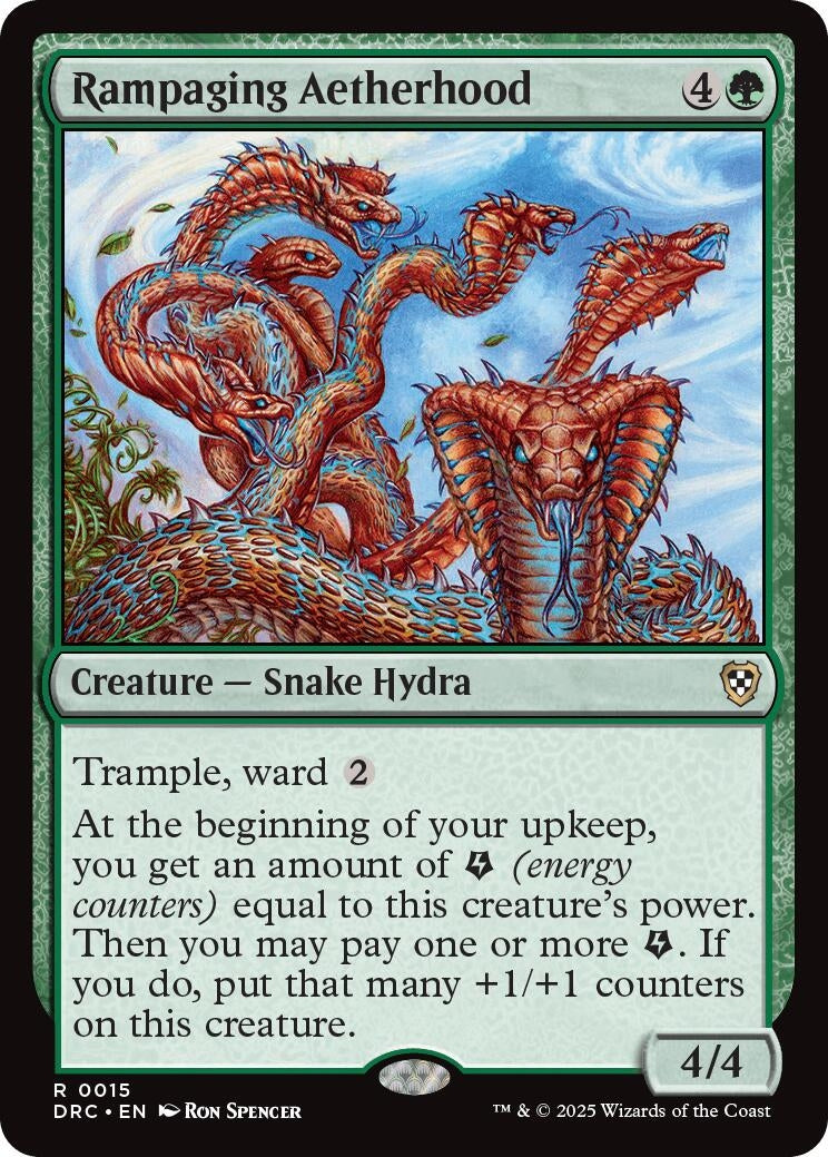 Image for Rampaging Aetherhood (15) (Commander: Aetherdrift) - Magic: The Gathering