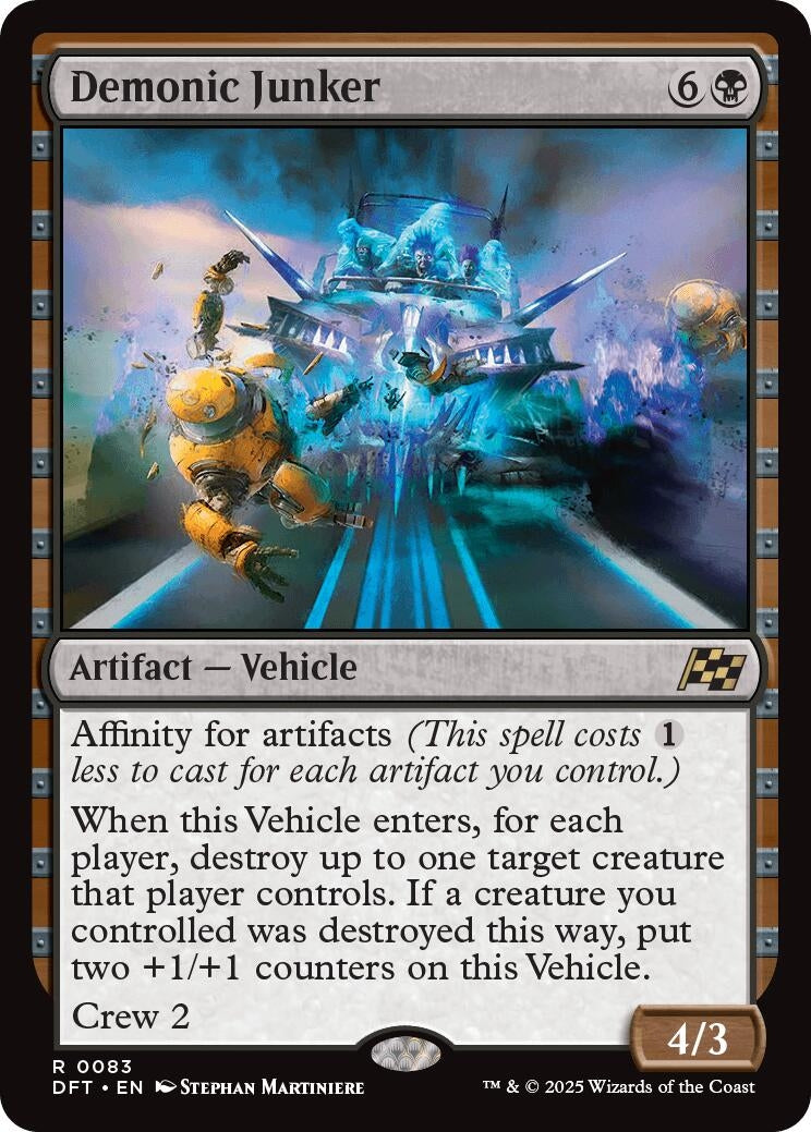 Image for Demonic Junker (83) (Aetherdrift) - Magic: The Gathering