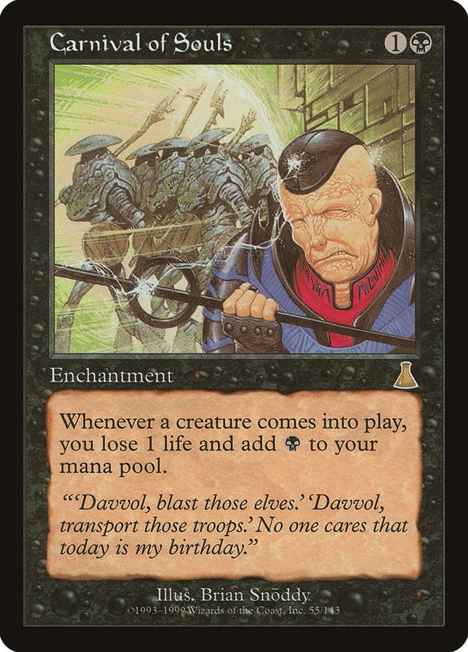 Image for Carnival of Souls (55) (Urza's Destiny) - Magic: The Gathering