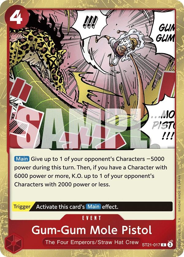 Image for Gum-Gum Mole Pistol (ST21-017) (Starter Deck EX: Gear 5) - One Piece Card Game