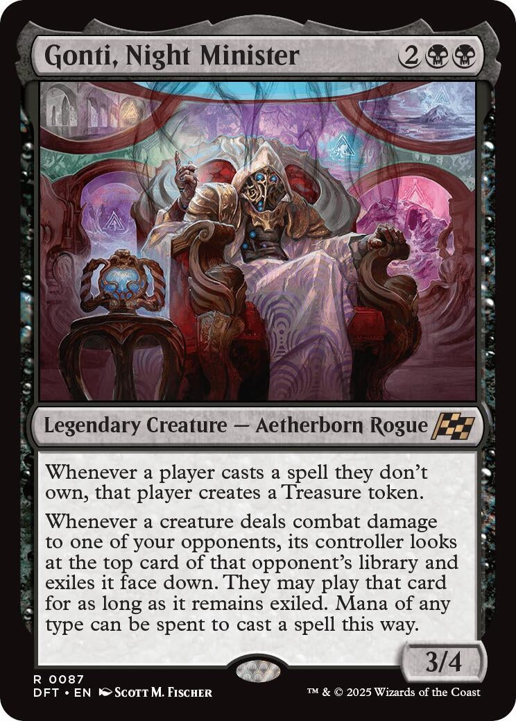 Image for Gonti, Night Minister (87) (Aetherdrift) - Magic: The Gathering