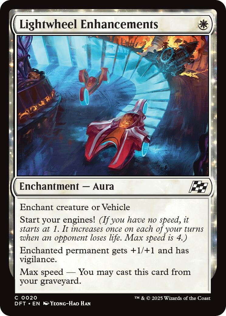 Image for Lightwheel Enhancements (20) (Aetherdrift) - Magic: The Gathering