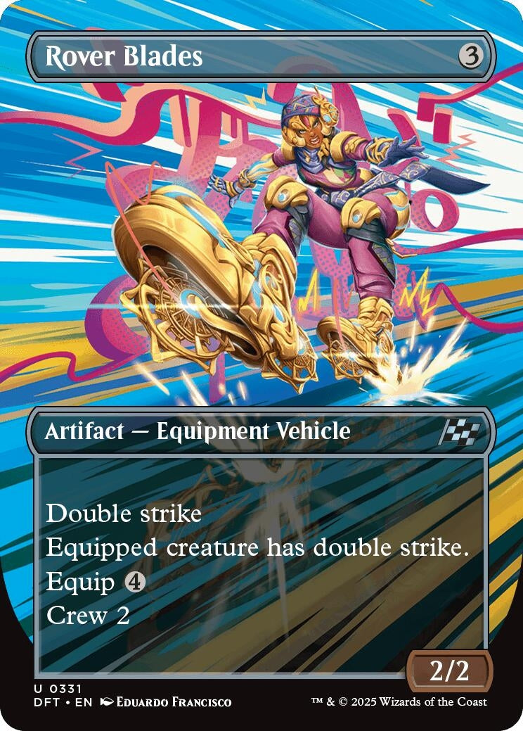 Image for Rover Blades (Borderless) (331) (Aetherdrift) - Magic: The Gathering