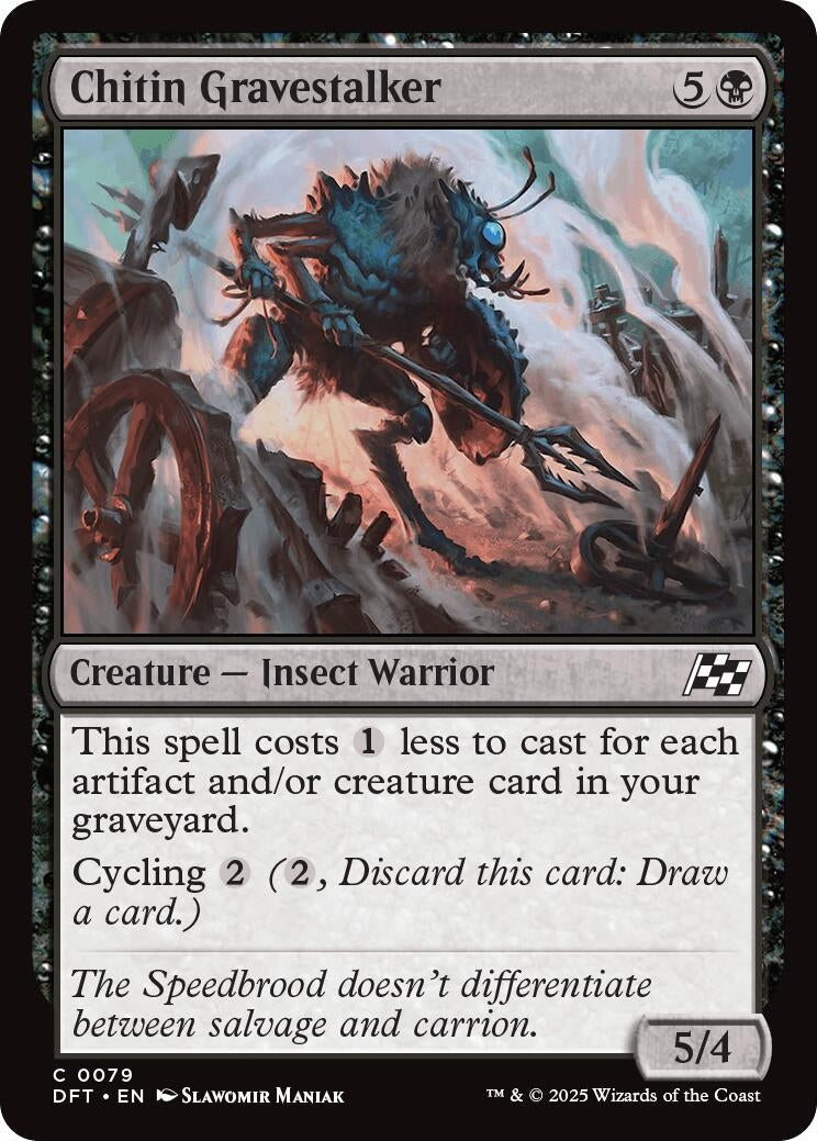 Image for Chitin Gravestalker (79) (Aetherdrift) - Magic: The Gathering