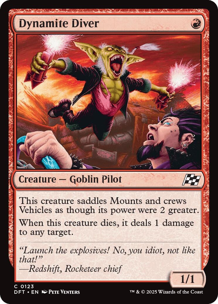 Image for Dynamite Diver (123) (Aetherdrift) - Magic: The Gathering