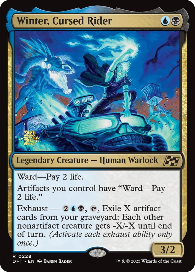 Image for Winter, Cursed Rider (228) (Prerelease Cards) - Magic: The Gathering