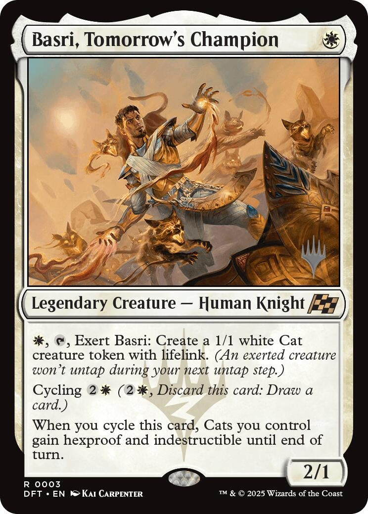 Image for Basri, Tomorrow's Champion (3) (Promo Pack: Aetherdrift) - Magic: The Gathering