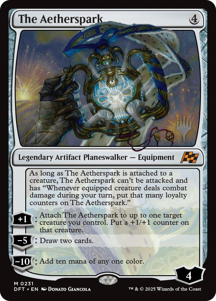Image for The Aetherspark (231) (Promo Pack: Aetherdrift) - Magic: The Gathering