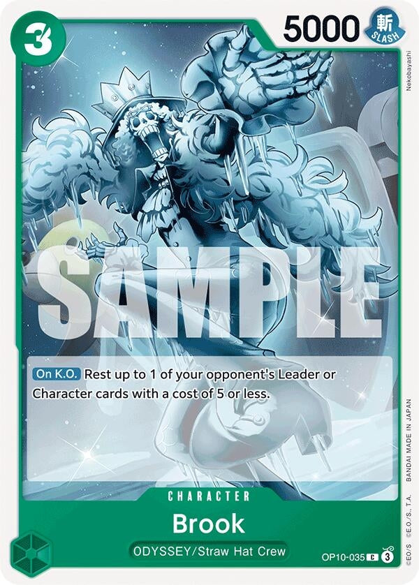 Image for Brook (035) (OP10-035) (Royal Blood) - One Piece Card Game