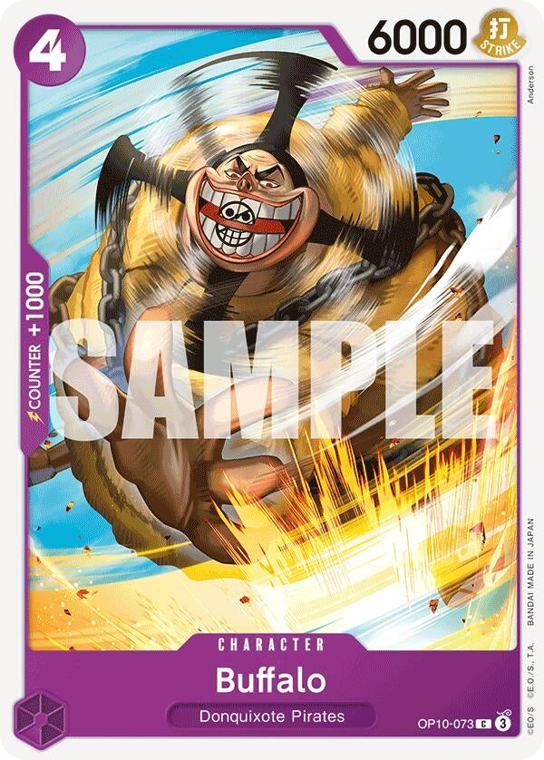 Image for Buffalo (OP10-073) (Royal Blood) - One Piece Card Game