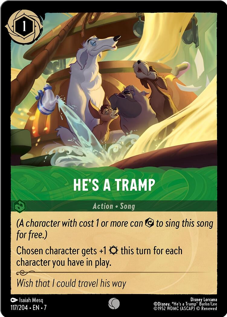 Image for He's a Tramp (117/204) (Archazia's Island) - Disney Lorcana