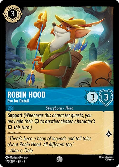 Image for Robin Hood - Eye for Detail (170/204) (Archazia's Island) - Disney Lorcana