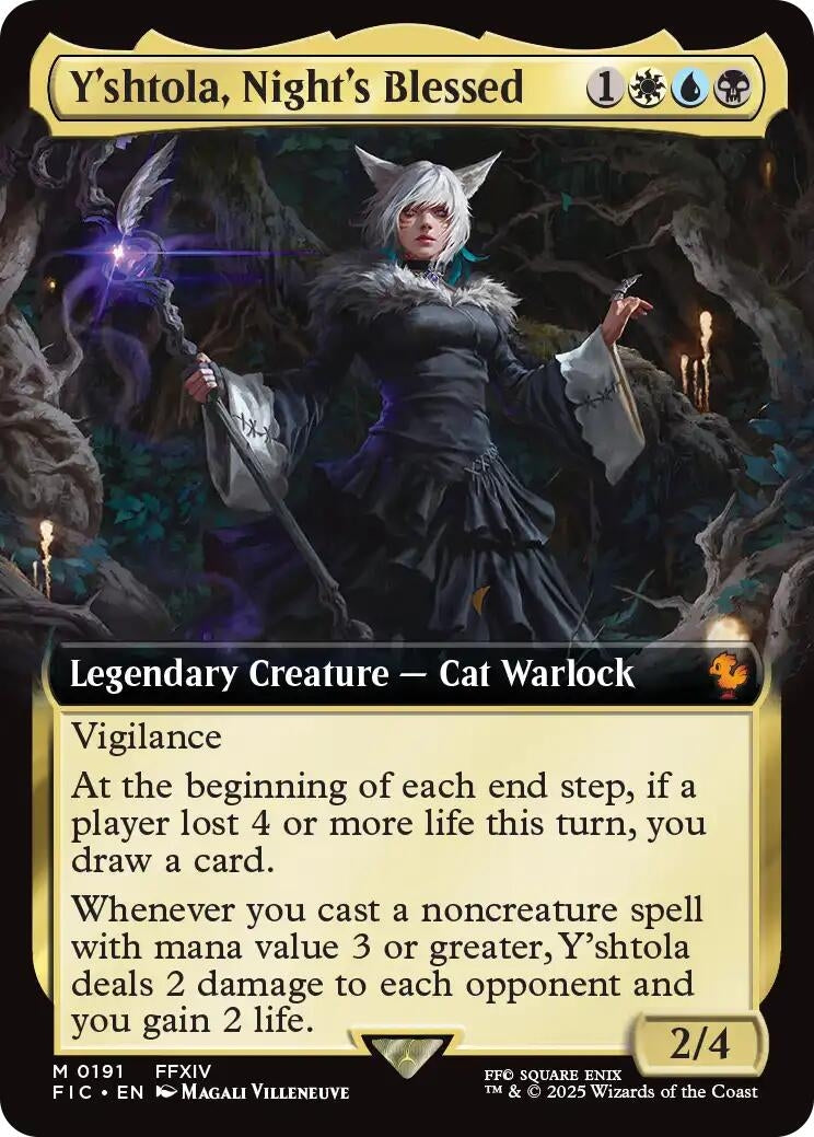 Image for Y'shtola, Night's Blessed (Extended Art) (191) (Commander: FINAL FANTASY) - Magic: The Gathering