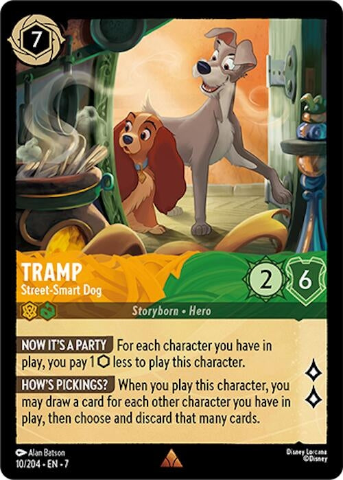 Image for Tramp - Street-Smart Dog (10/204) (Archazia's Island) - Disney Lorcana