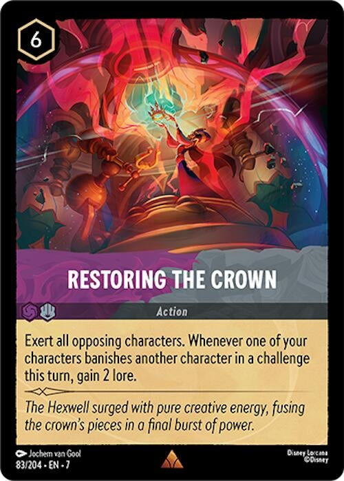 Image for Restoring the Crown (83/204) (Archazia's Island) - Disney Lorcana