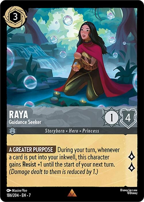 Image for Raya - Guidance Seeker (186/204) (Archazia's Island) - Disney Lorcana